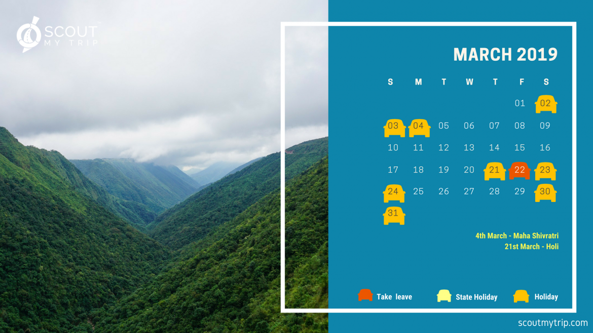 Long Weekends In 2019 The Holiday Calendar Scoutmytrip